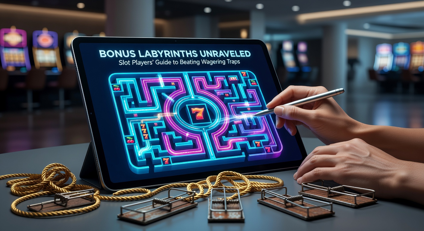 Infographic breaking down wagering requirement math with slot icons and calculation examples