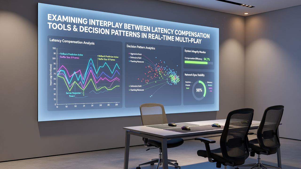 Graph depicting decision pattern changes due to latency adjustments