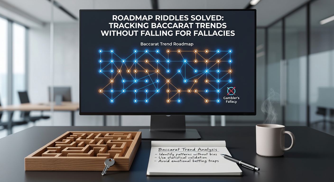 Close-up of a digital baccarat app displaying trend analysis roadmaps with statistical overlays, used by players to track shoes objectively